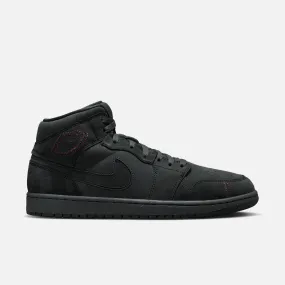 Air Jordan 1 Mid 'Monochrome Black'